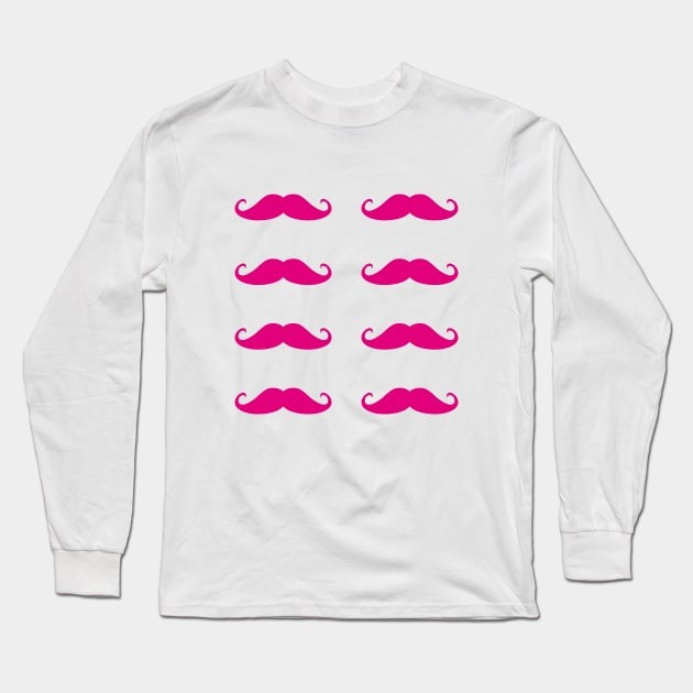 Warfstaches Long Sleeve T-Shirt by MandyDesigns